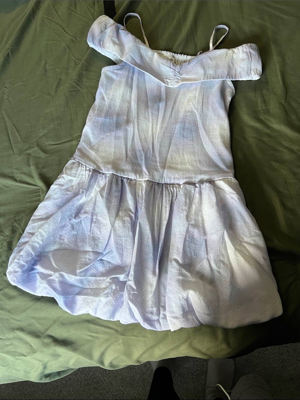 abercrombie kids Lavender Off-Shoulder Casual Dress
